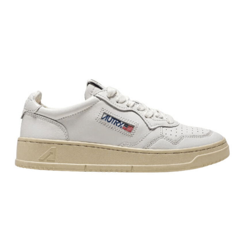 Autry Medalist Low All White Leather | נעלי אוטרי