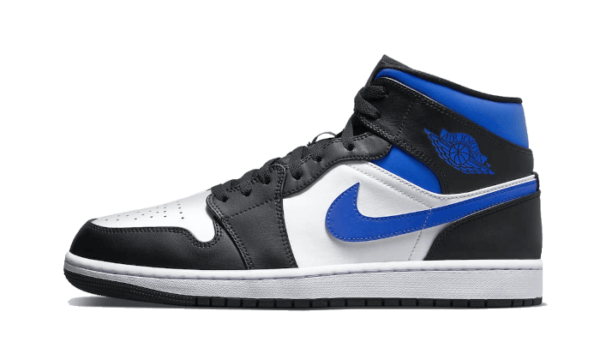 Air Jordan 1 Mid White Black Royal | ג'ורדן 1 מיד