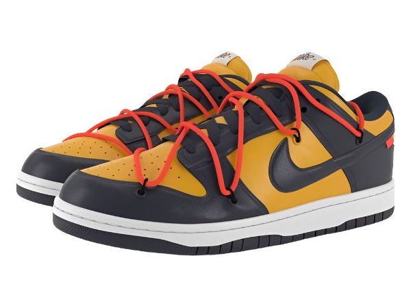 Dunk Low Off-White University Gold | דאנק נמוכות