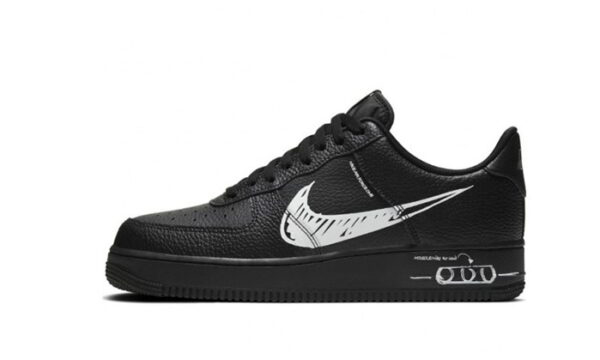 Air Force 1 Sketch Black | איירפורס נמוכות