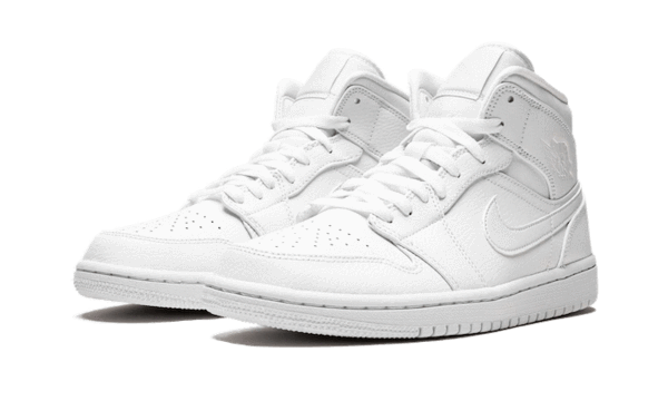 Air Jordan 1 Mid Triple White | ג'ורדן 1 מיד