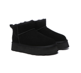 UGG CLASSIC ULTRA MINI PLATFORM BLACK | מגפי אגג