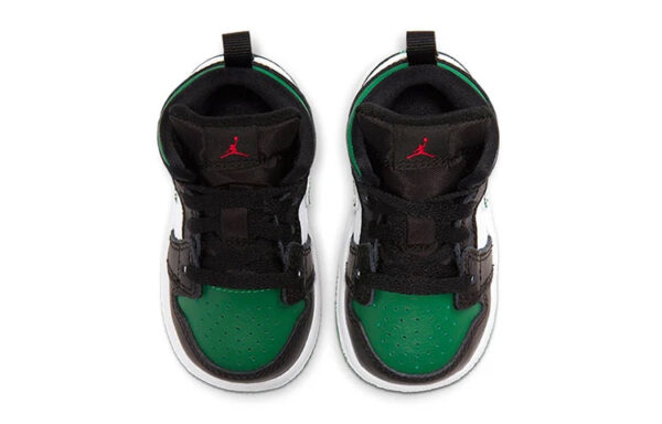 Air Jordan 1 Mid Kids Black Pine Green | אייר ג'ורדן ילדים
