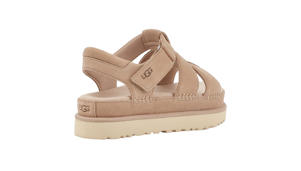 UGG Women’s Goldenstar Strap Sandal Driftwood | סנדלי אגג