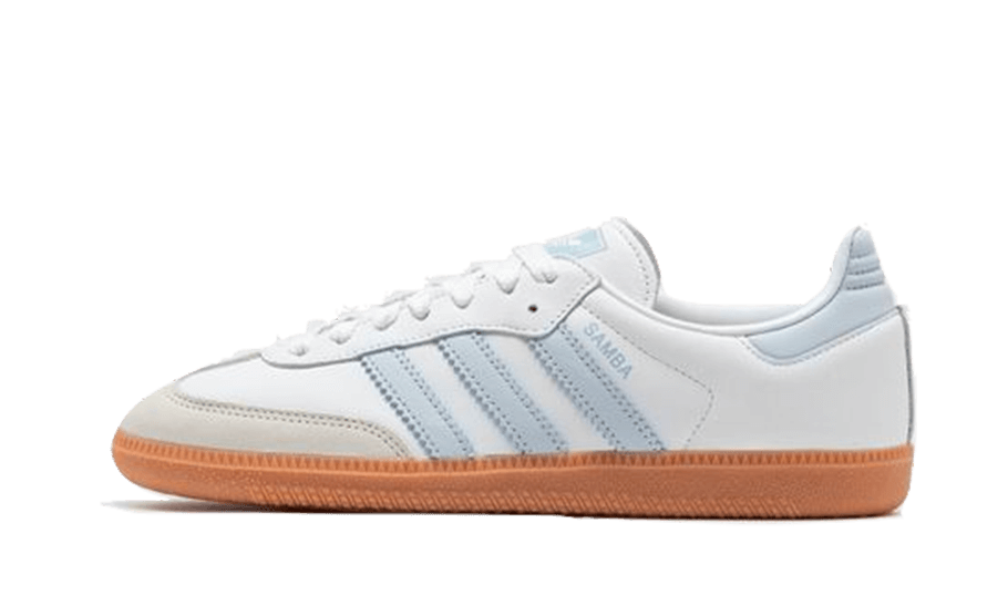 Adidas Samba OG White Halo Blue Gum | אדידס סמבה