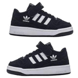 Adidas Forum 84 Velcro Kids Black White |  אדידס פורום ילדים