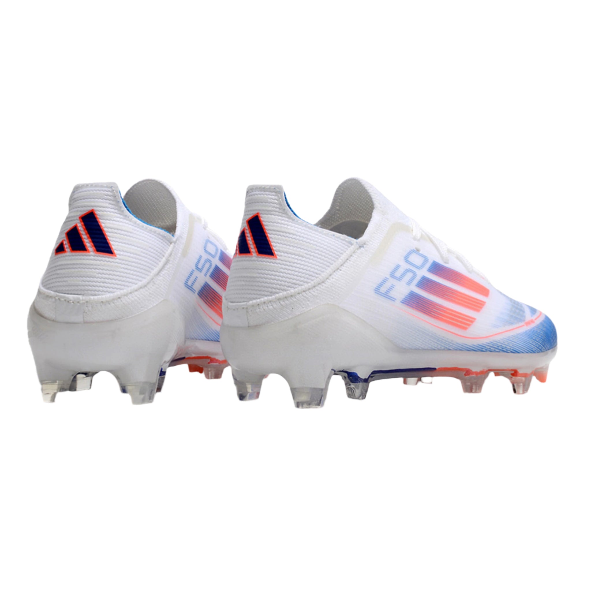 Adidas F50 Knitted Waterproof Football Kids White Blue | אדידס כדורגל ילדים