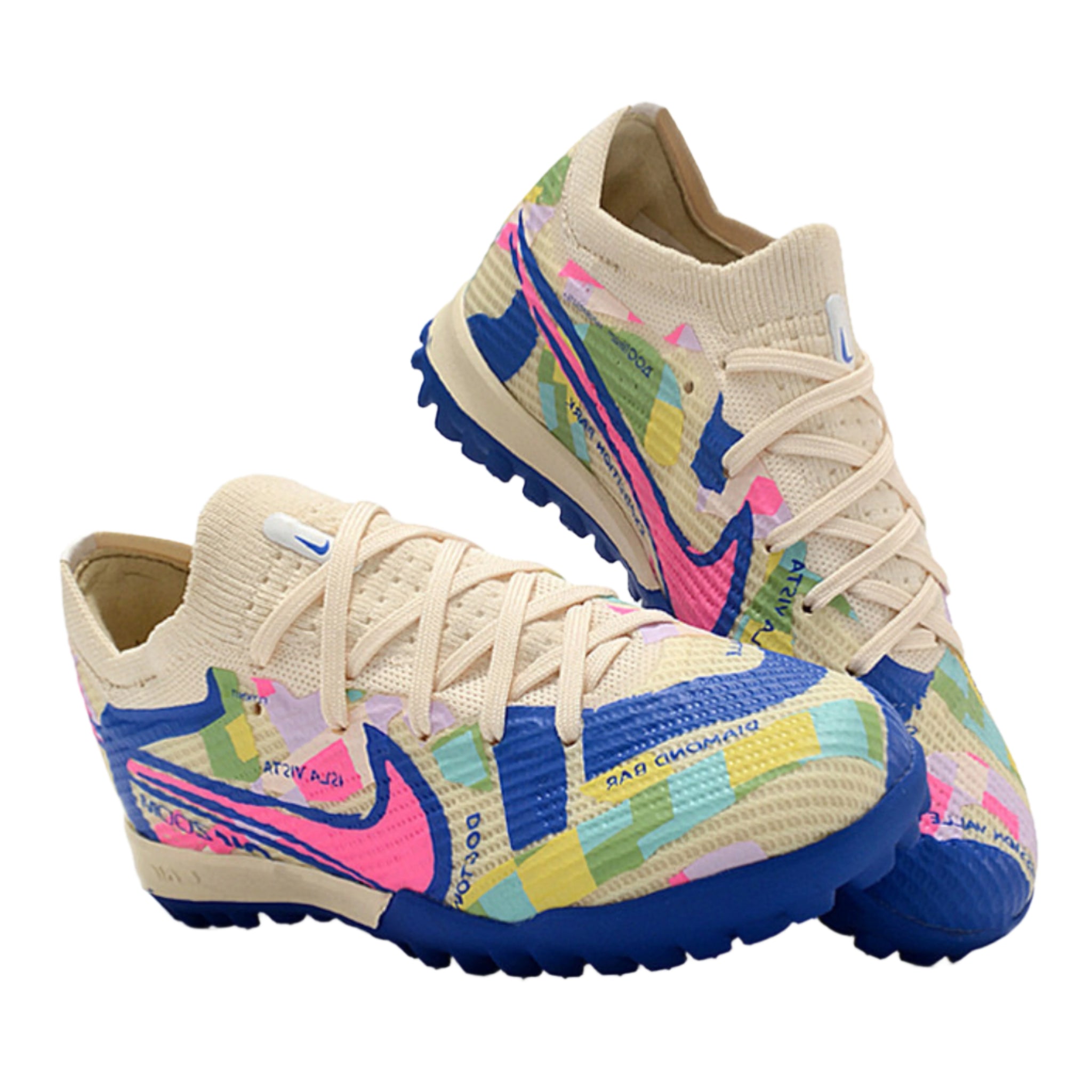 Nike Mercurial XV Football Kids White Blue | נייק כדורגל ילדים