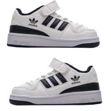 Adidas Forum 84 Velcro Kids White Black |  אדידס פורום ילדים