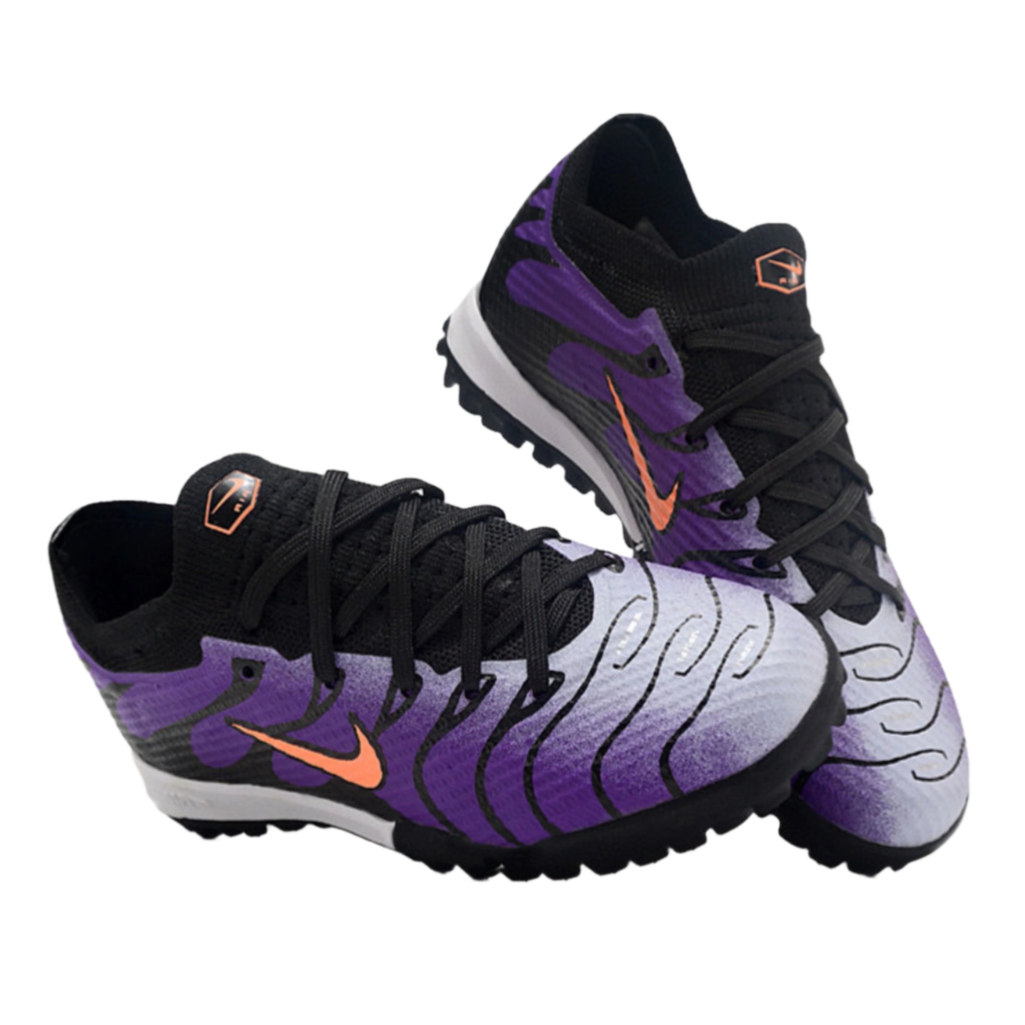 Nike Mercurial XV Football Kids Black Purple | נייק כדורגל ילדים