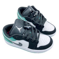Air Jordan 1 low Top Elastic Buckle Kids Black Sea Green | אייר ג'ורדן ילדים