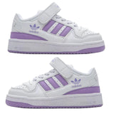 Outlet Adidas Forum 84 Velcro Kids Purple White | אדידס פורום ילדים אאוטלט