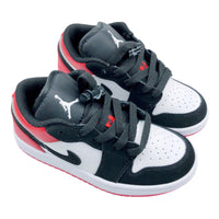 Air Jordan 1 low Top Elastic Buckle Kids Black Rose Red | אייר ג'ורדן ילדים
