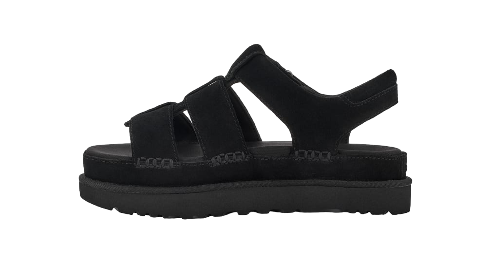 UGG Women’s Goldenstar Strap Sandal Black | סנדלי אגג