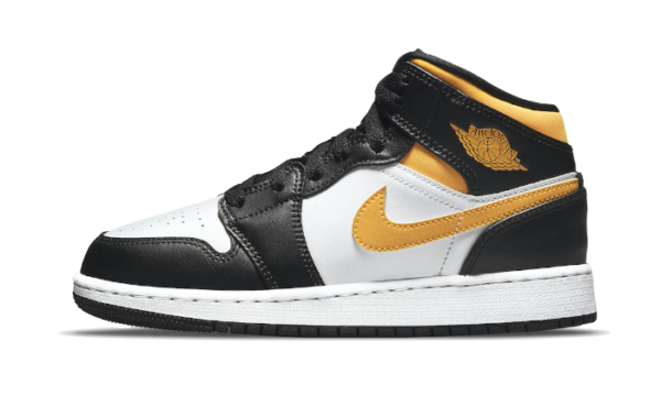 Air Jordan 1 Mid White Pollen Black | ג'ורדן 1 מיד