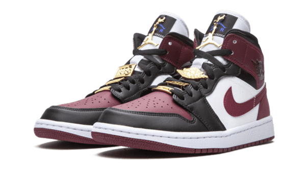 Air Jordan 1 Mid Se Black Dark Beetroot | ג'ורדן 1 מיד
