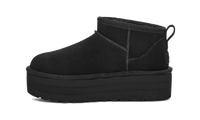 UGG CLASSIC ULTRA MINI PLATFORM BLACK | מגפי אגג