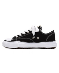 Maison Mihara Yasuhiro Peterson Canvas Low Black White | מייסון מיהרה יאסוהירו
