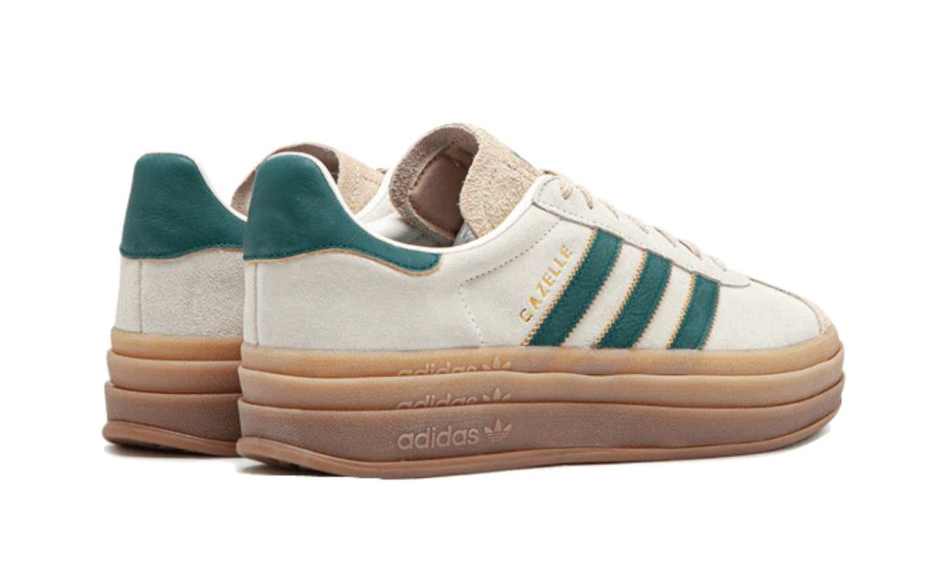 Adidas Gazelle Bold Magic Beige Collegiate Green | אדידס ג'זל