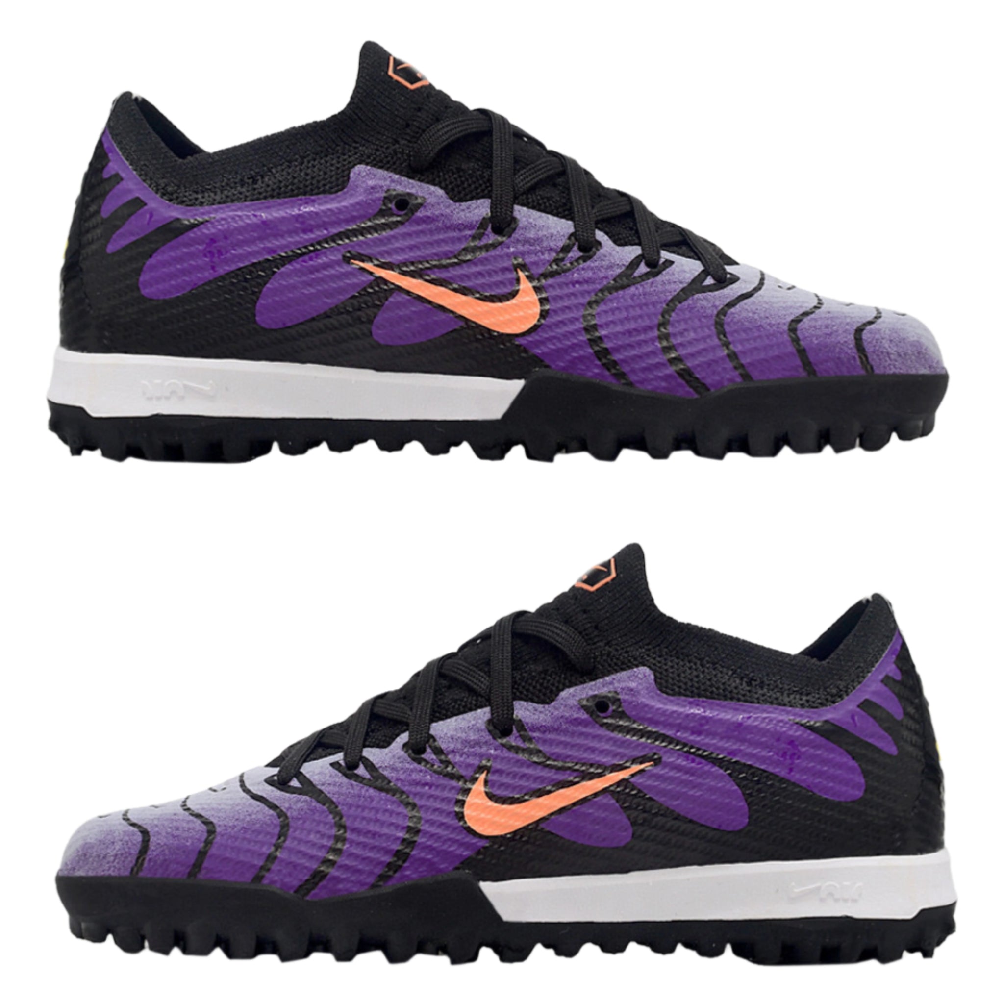 Nike Mercurial XV Football Kids Black Purple | נייק כדורגל ילדים