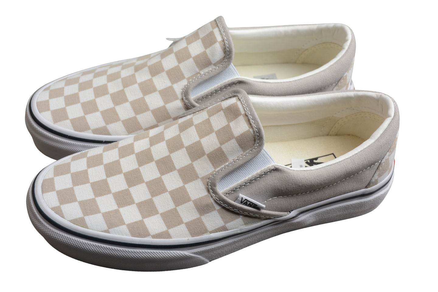 Vans Slip-On White Beige | ואנס