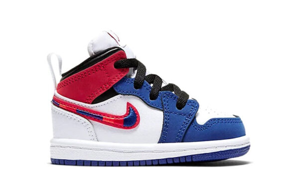 Air Jordan 1 Mid Kids Rush Blue University Red | אייר ג'ורדן ילדים