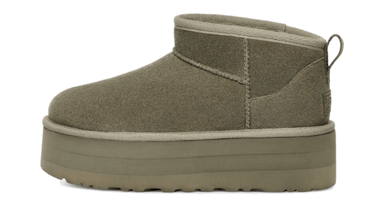 UGG CLASSIC ULTRA MINI PLATFORM MOSS GREEN | מגפי אגג