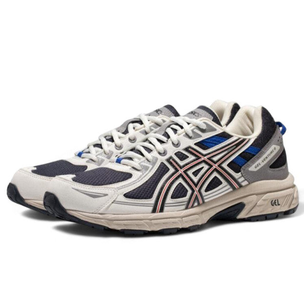 ASICS GEL-Venture 6 'White Black Blue | אסיקס - SneakeSpot