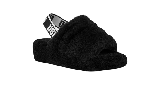 UGG Fluff Yeah Slide Black | כפכפי אגג