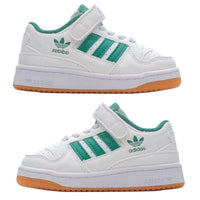 Adidas Forum 84 Velcro Kids White Green |  אדידס פורום ילדים