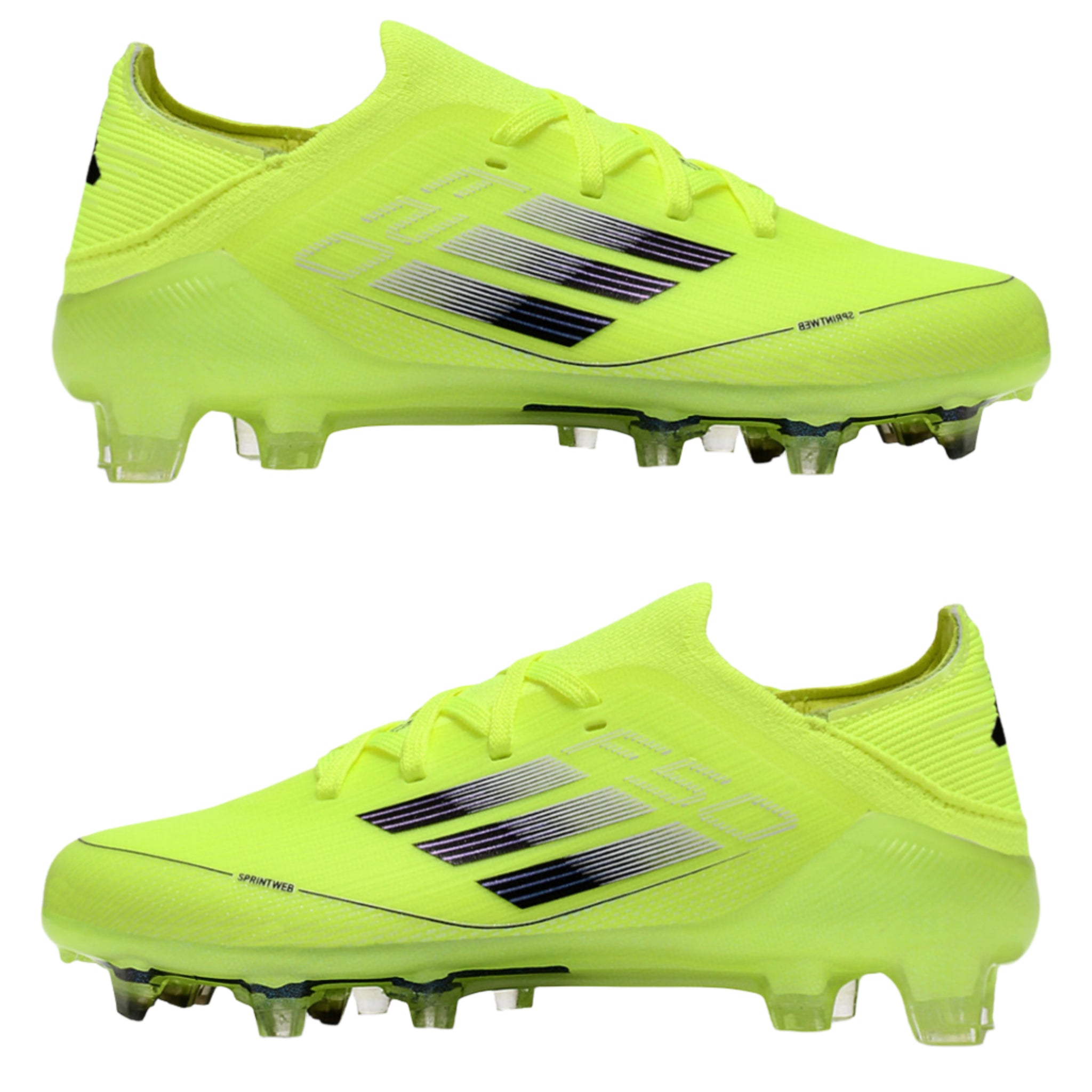 Adidas F50 Knitted Waterproof Football Kids Black Green | אדידס כדורגל ילדים