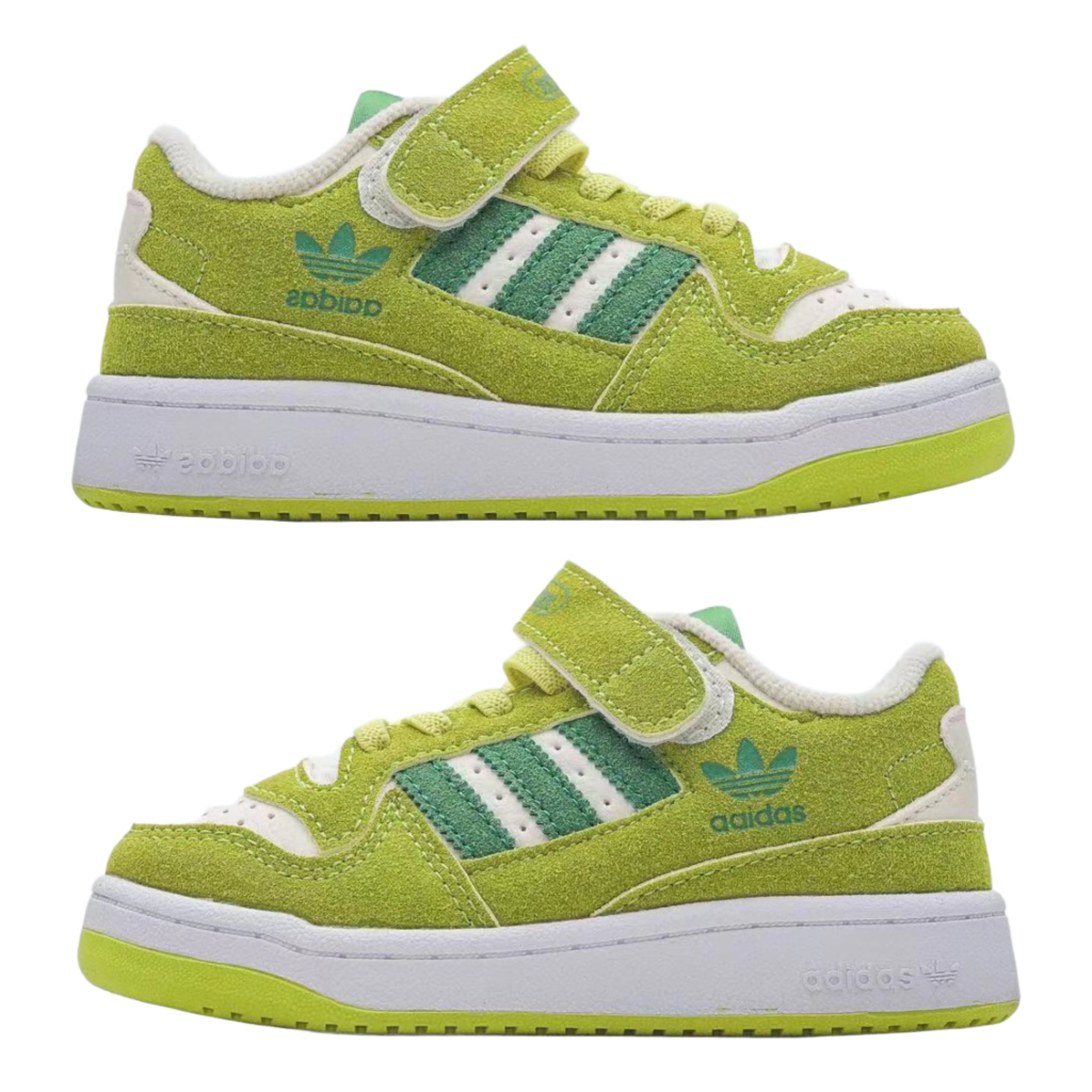 Adidas Forum 84 Velcro Kids Green | אדידס פורום ילדים