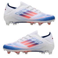 Adidas F50 Knitted Waterproof Football Kids White Blue | אדידס כדורגל ילדים