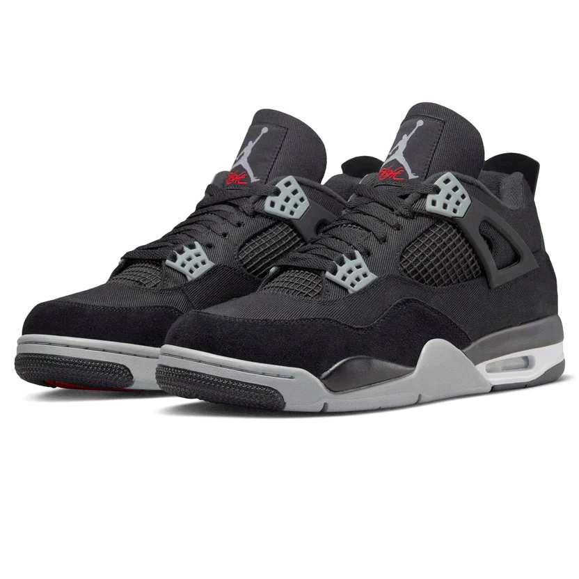 Nike Air Jordan 4 Black Canvas | ג'ורדן 4