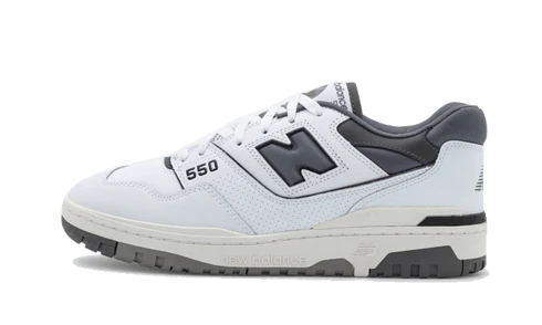 New Balance 550 White Dark Grey | ניו באלאנס