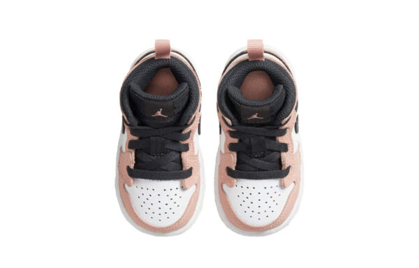Air Jordan 1 Mid Kids Pink Quartez | אייר ג'ורדן ילדים