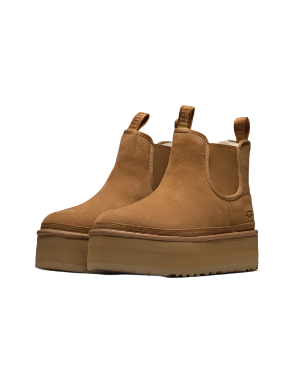 UGG NEUMEL PLATFORM CHELSEA BOOT CHESTNUT | מגפי אגג