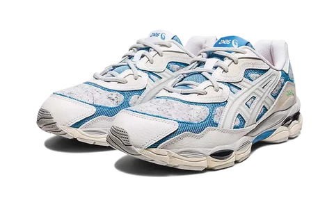 ASICS Gel-NYC White Dolphin Blue | אסיקס