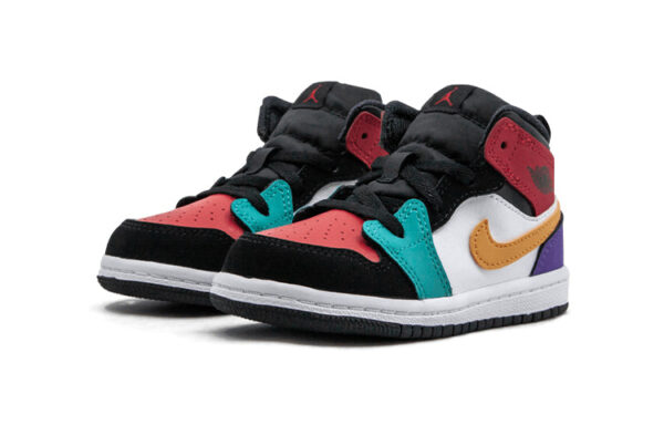 Air Jordan 1 Mid Kids Retro Multi Color | אייר ג'ורדן ילדים