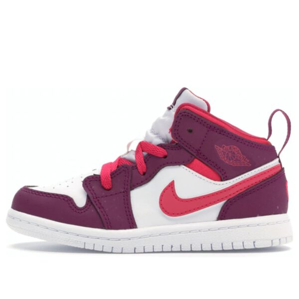 Air Jordan 1 Mid Kids True Berry Rush Pink | אייר ג'ורדן ילדים - SneakeSpot