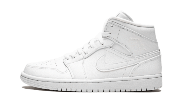 Air Jordan 1 Mid Triple White | ג'ורדן 1 מיד