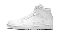 Air Jordan 1 Mid Triple White | ג'ורדן 1 מיד