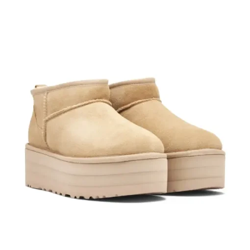 UGG CLASSIC ULTRA MINI PLATFORM DRIFTWOOD | מגפי אגג