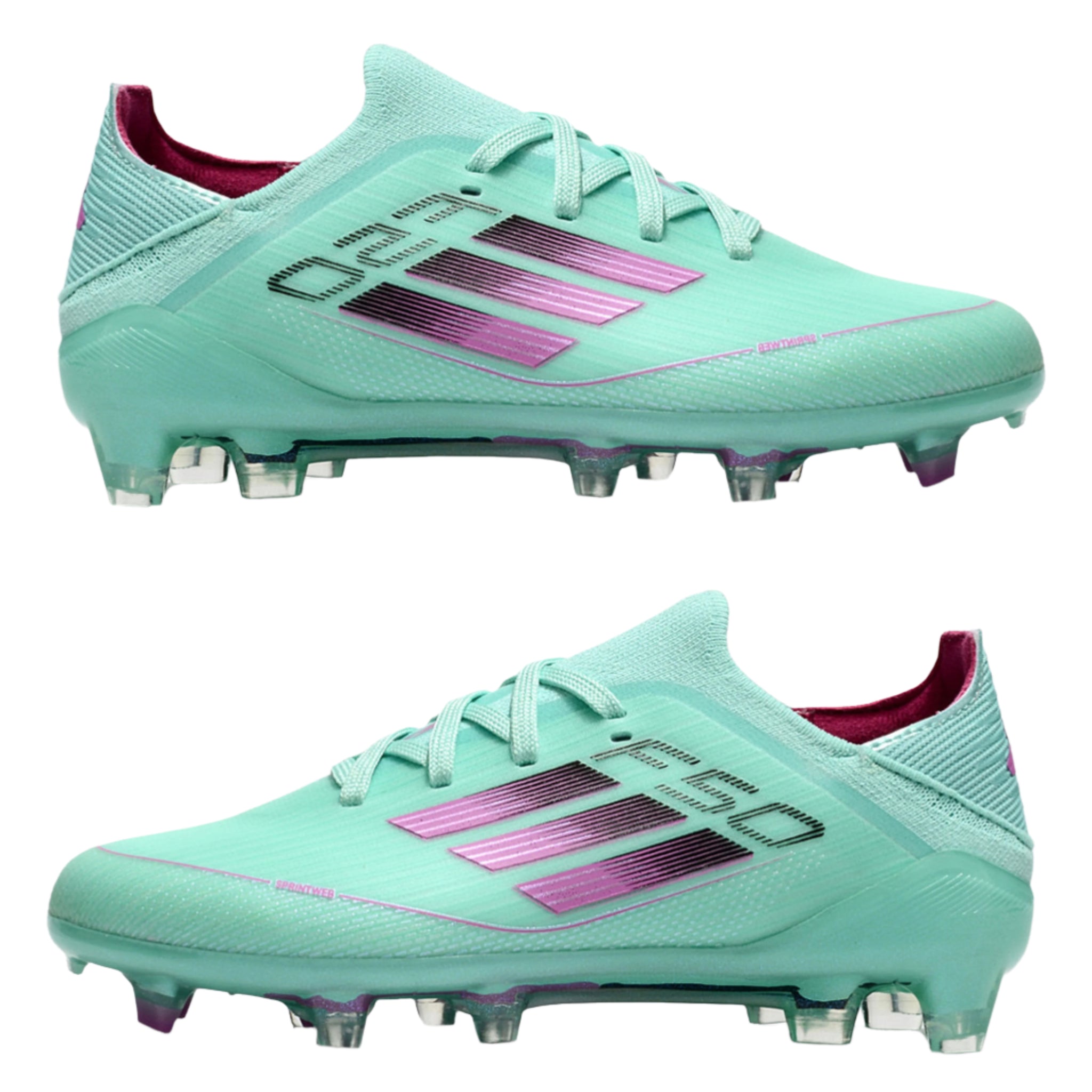 Adidas F50 Knitted Waterproof Football Kids Pastel Green | אדידס כדורגל ילדים