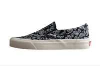Vans Slip On Peace & Paisley Black True White | ואנס