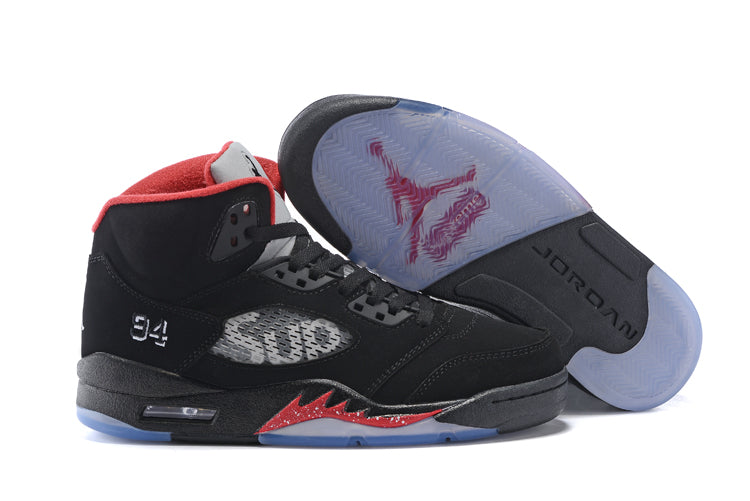 Air Jordan 5 Retro X Supreme "BLACK" | ג'ורדן 5