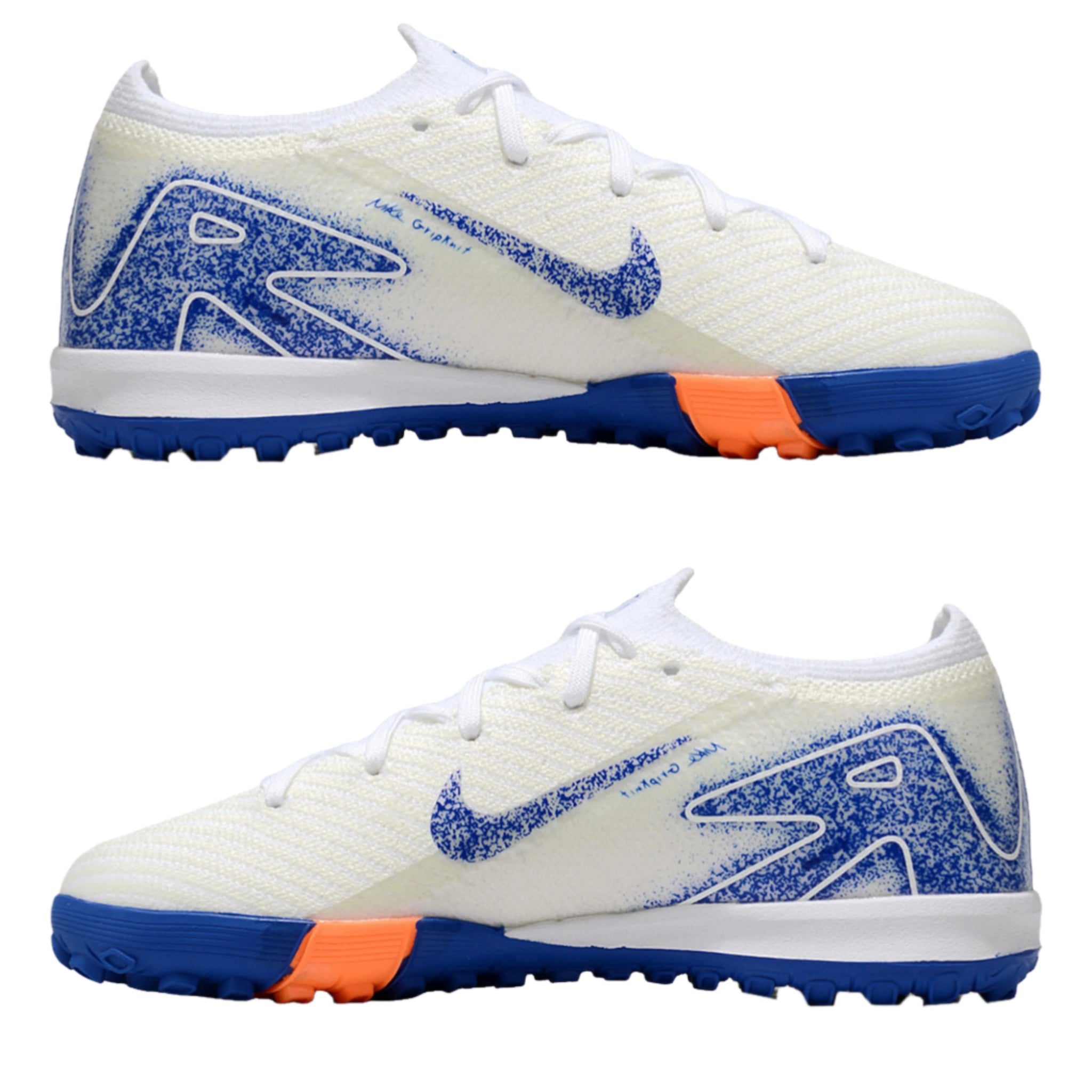 Nike Mercurial XVI FG Kids White Blue | נייק כדורגל ילדים