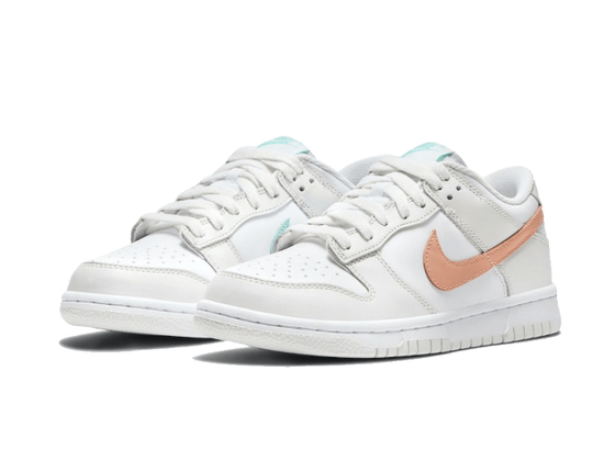 Dunk Low White Bone Peach Aqua  | דאנק נמוכות - SneakeSpot