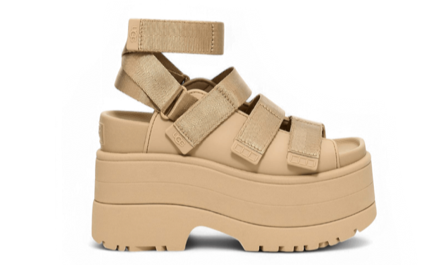 UGG Beige GoldenRise Sandal | סנדלי האג