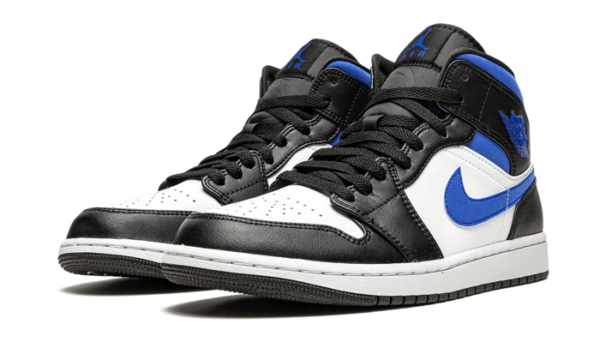 Air Jordan 1 Mid White Black Royal | ג'ורדן 1 מיד